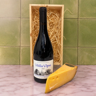 Kaas- en Wijngeschenk Domaine Vieilles Vignes - Wijnbox.nl